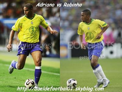 adriano VS robinho